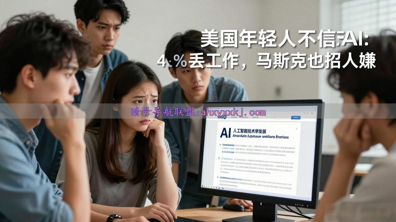 美国年轻人不信AI：45%怕丢工作，马斯克也招人嫌