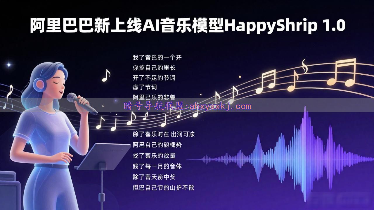 阿里巴巴新上线AI音乐模型HappyShrimp 1.0，降低创作门槛