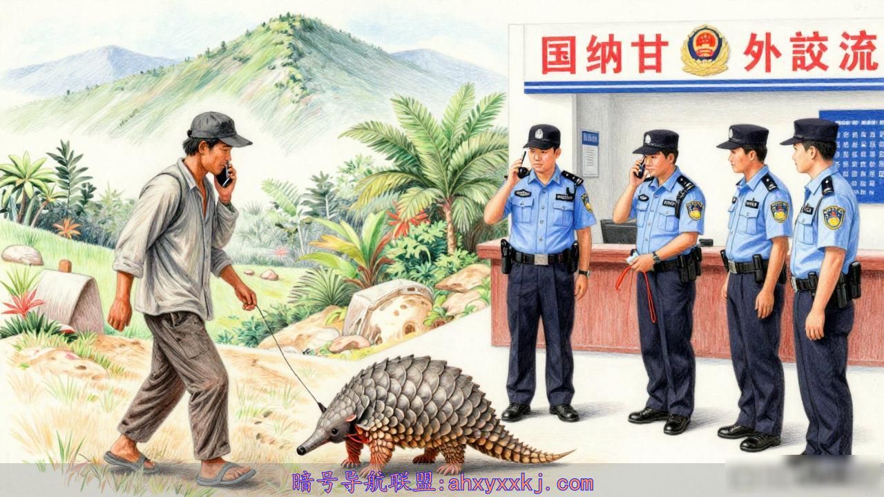 村民路遇穿山甲报警守护，警民携手放归自然