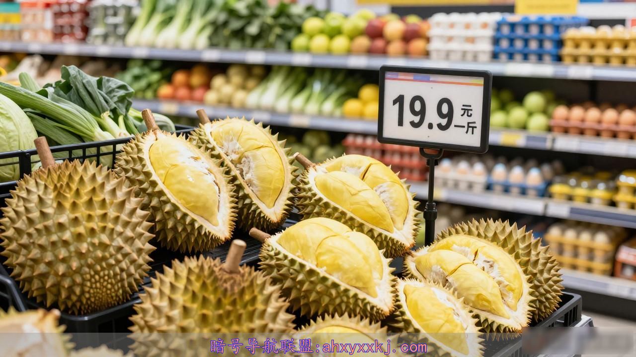 榴莲批发价逼近个位数，超市19.9元一斤，你的榴莲自由真的来了？