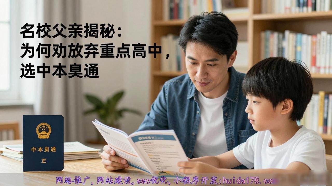 名校父亲揭秘：为何劝放弃重点高中，选中本贯通