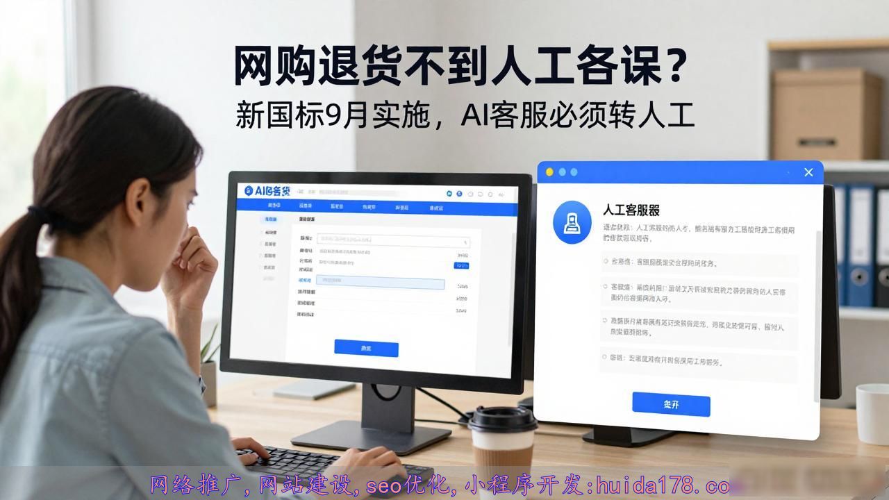 网购退货找不到人工客服？新国标9月实施，AI客服必须转人工