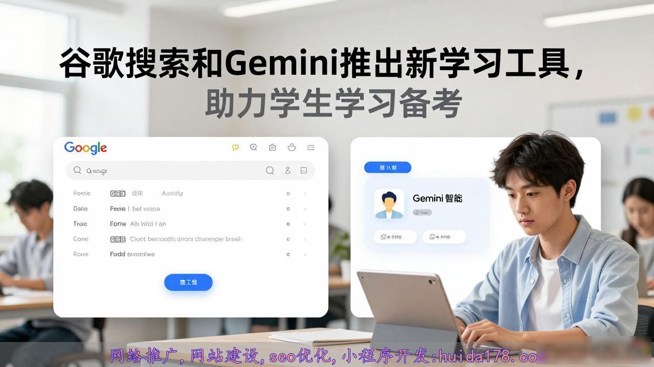 谷歌搜索和Gemini推出新学习工具，助力学生学习备考