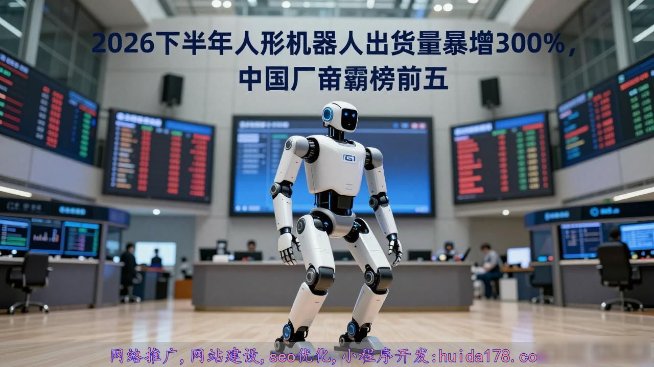 2026上半年人形机器人出货量暴增300%，中国厂商霸榜前五