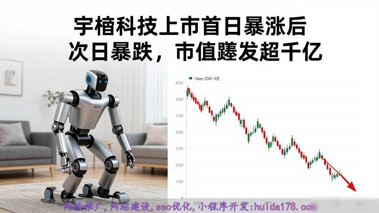 宇树科技上市首日暴涨后次日暴跌，市值蒸发超千亿