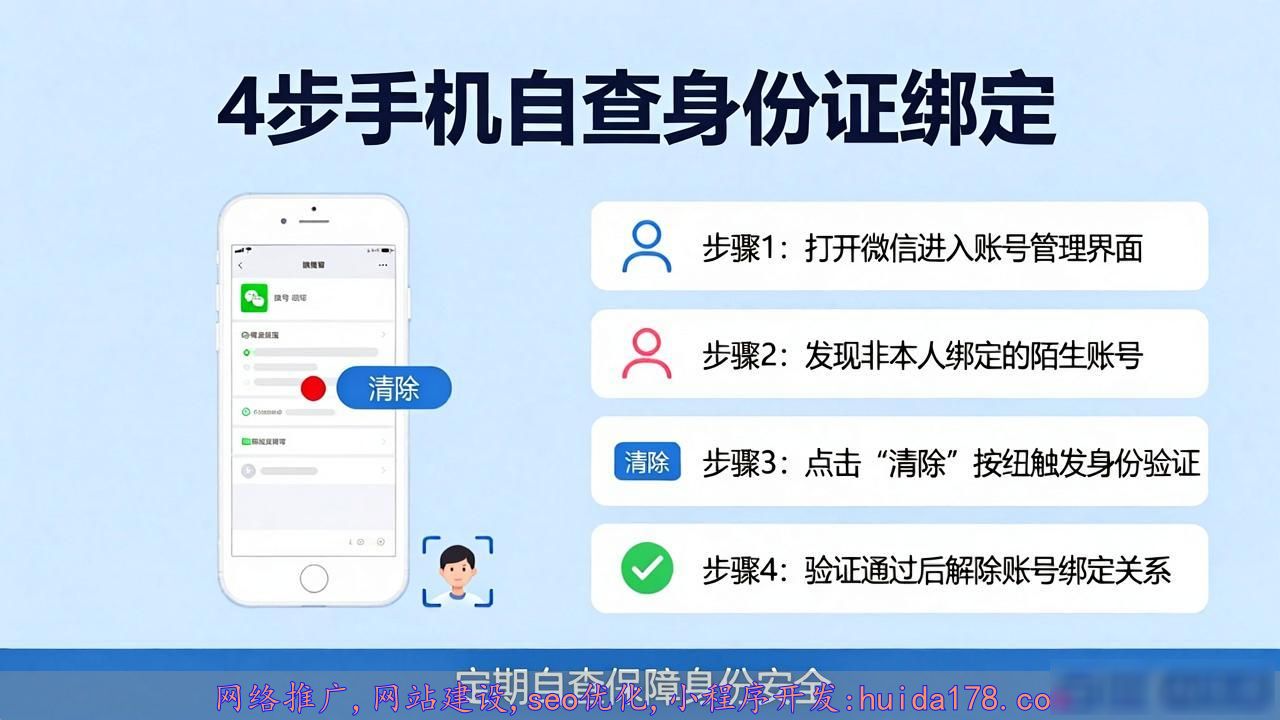 4步手机自查，小心身份证被他人绑定微信