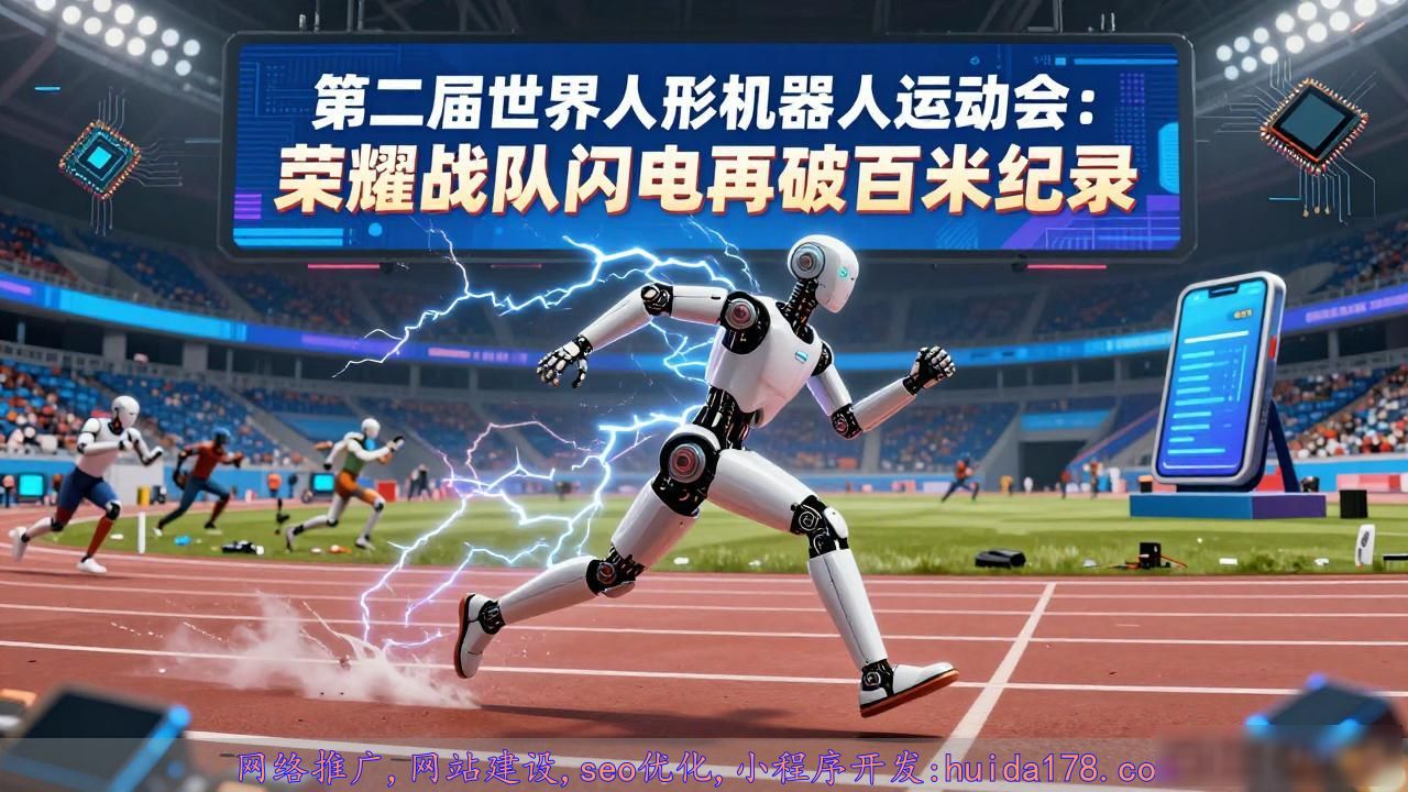 第二届世界人形机器人运动会：荣耀战队闪电再破百米纪录