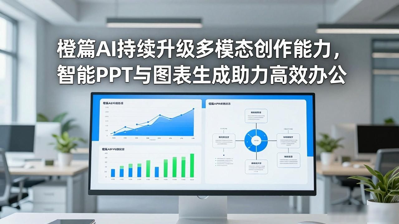 橙篇AI持续升级多模态创作能力，智能PPT与图表生成助力高效办公