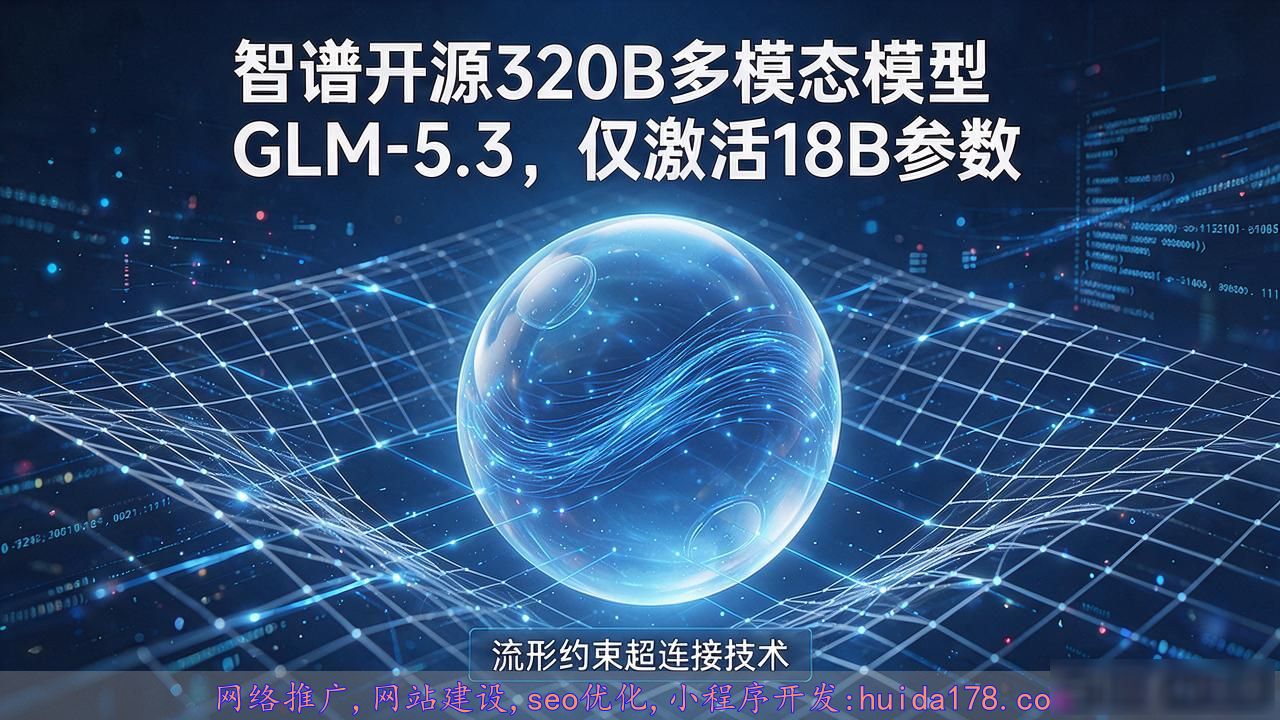 智谱开源320B多模态模型GLM-5.3，仅激活18B参数