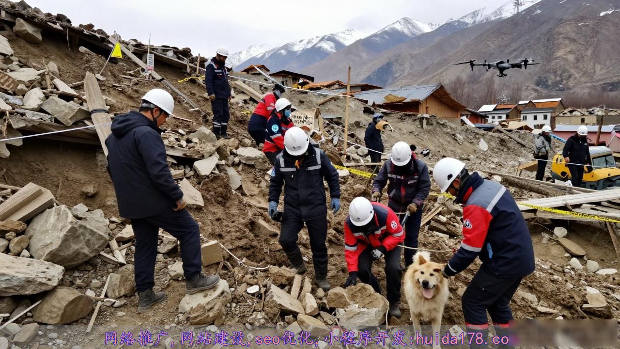 直击西藏泥石流救援现场：寻找失联人员，4地200人已集结