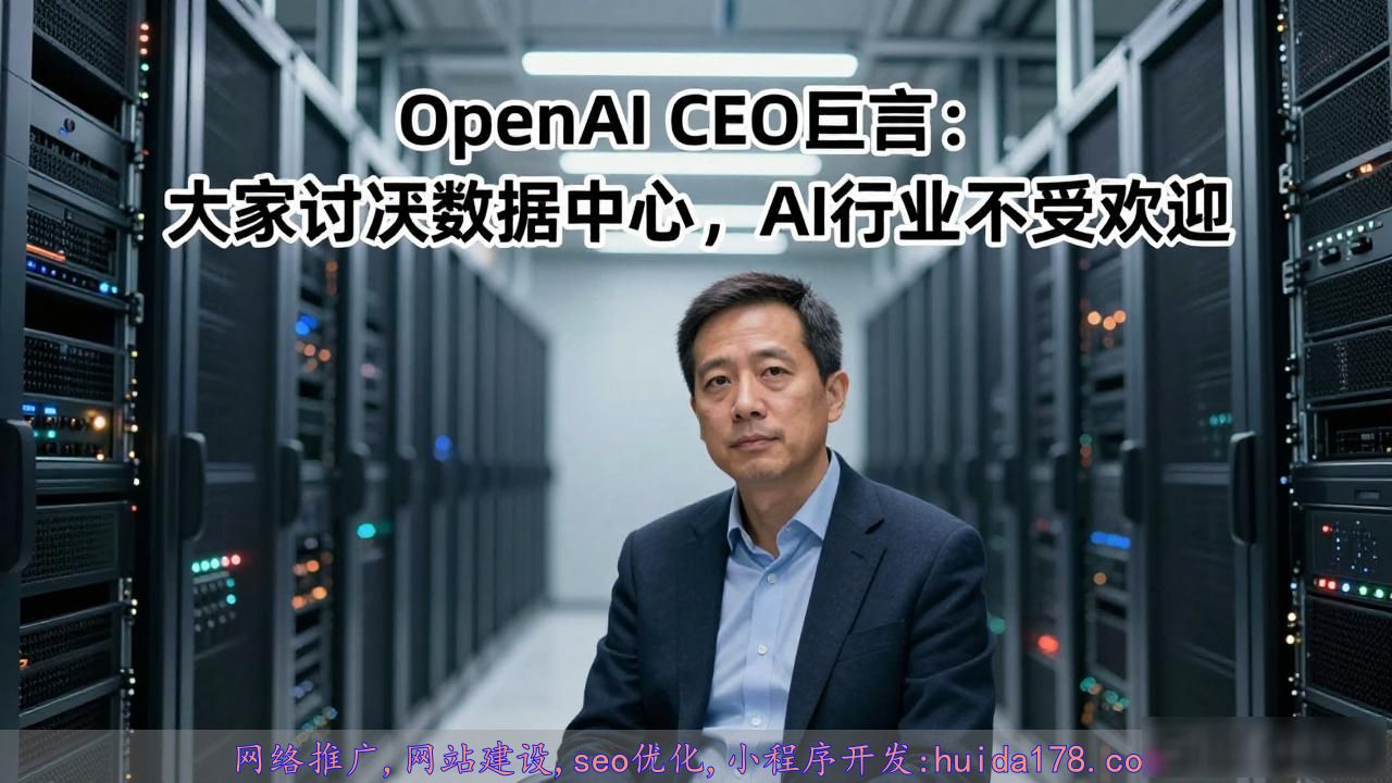 OpenAI CEO坦言：大家讨厌数据中心，AI行业不受欢迎