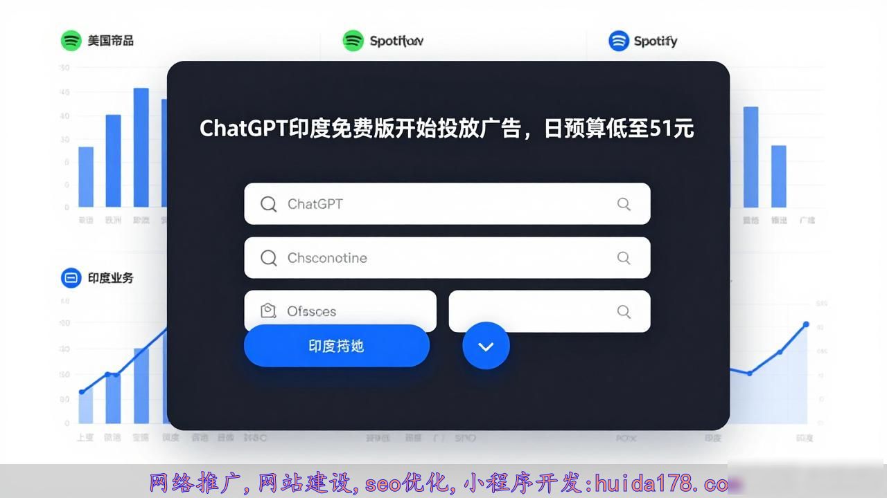 ChatGPT印度免费版开始投放广告，日预算低至51元
