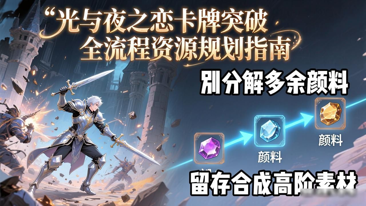 光与夜之恋卡牌突破全流程资源规划指南